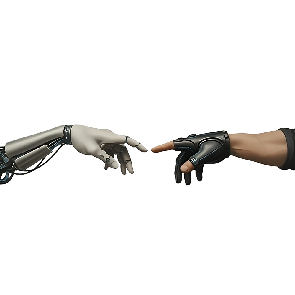 Human and robotic hands